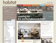 Tablet Screenshot of habitat-property.com